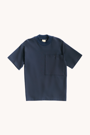 Navy Oversized Pocket T-Shirt