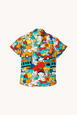 Playful Taxi Brousse Classic Cuban Shirt