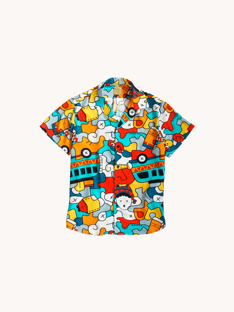 Playful Taxi Brousse Classic Cuban Shirt