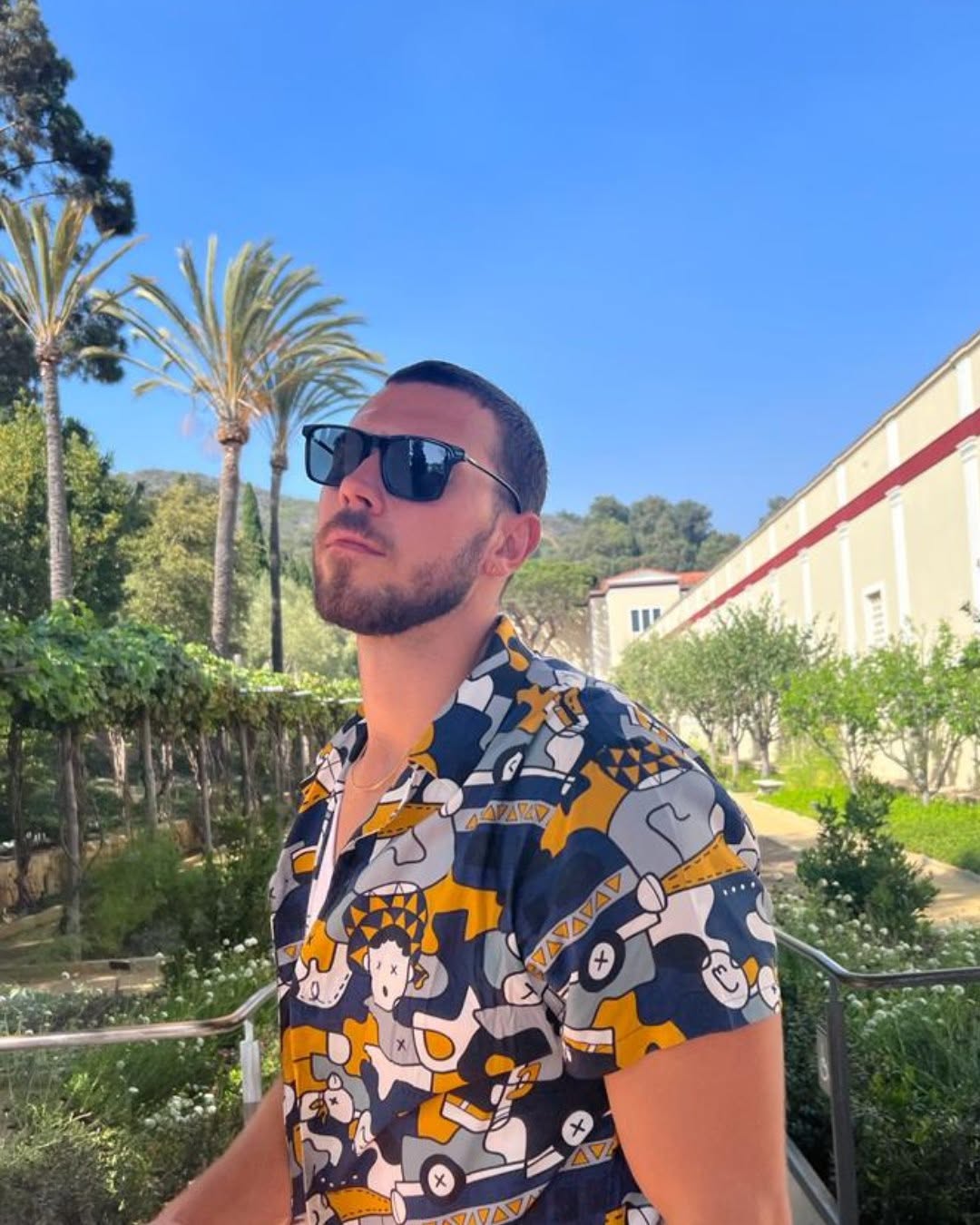 Taxi Brousse Classic Cuban Shirt - Navy - Image 6