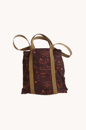 Conversation print tote bag